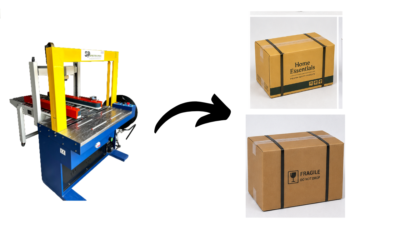 Automatic Carton Taping with Box Strapping category