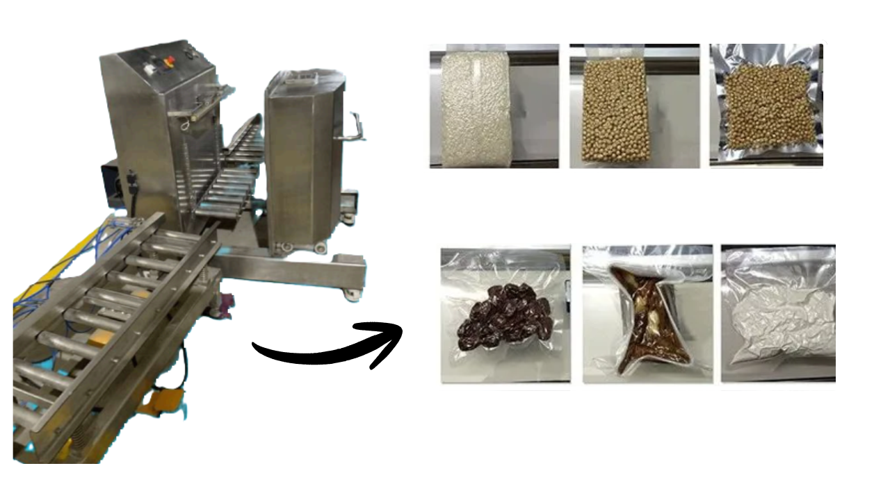 Double Door Chamber Vaccum Machine With Conveyor category