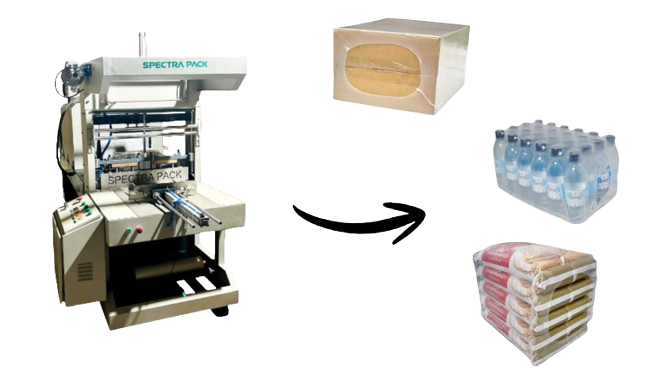 Semi Automatic Web Sealer With Shrink Tunnel For Bottles hero slide image